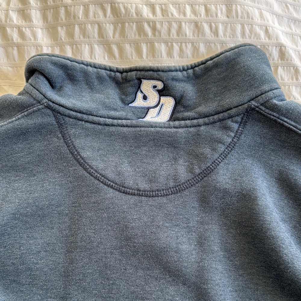 University of San Diego Navy Blue Quarter-Zip Sweater - Picture 8 of 8